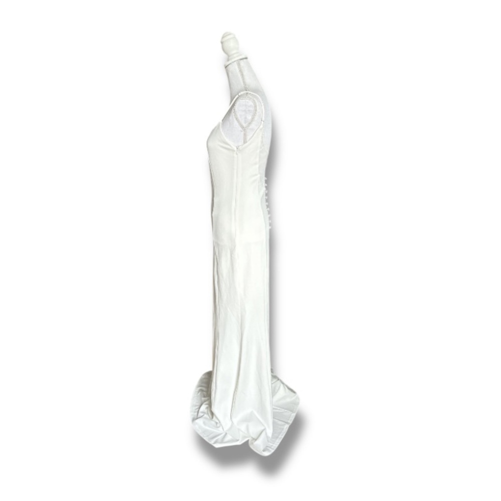 Elegant White Spaghetti Strap Dress Size Small NWOT - Picture 4 of 7